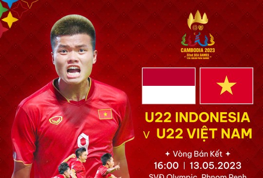 U22 Việt Nam - U22 Indonesia: Quyết đấu để vào chung kết SEA Gam